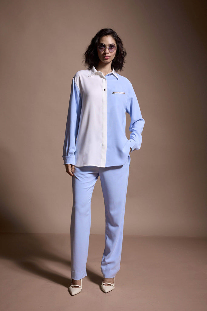 PASTEL BLUE PANT - dash and dot dash and dot