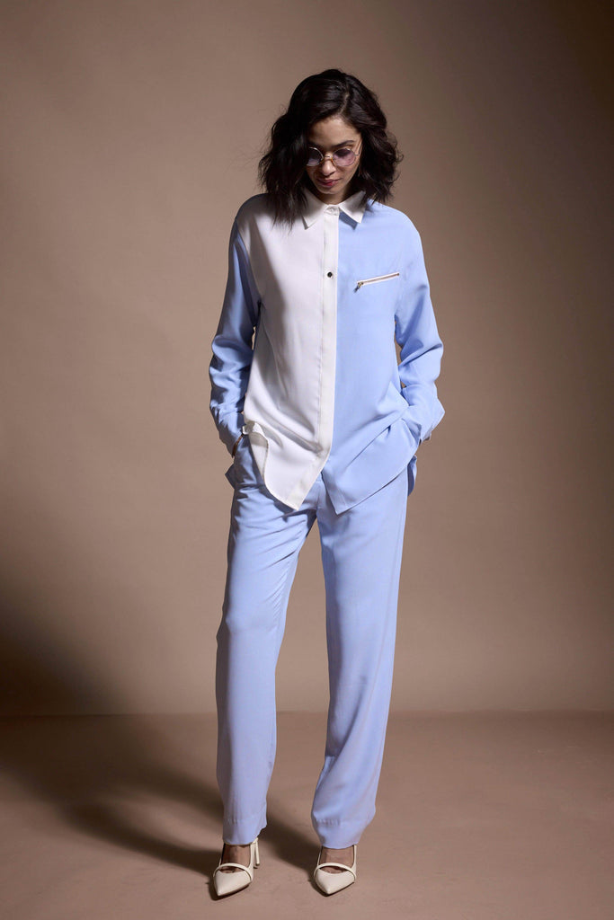 PASTEL BLUE PANT - dash and dot dash and dot