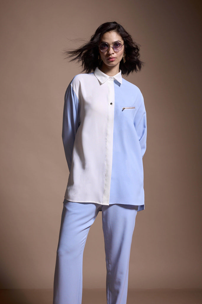 PASTEL BLUE PANT - dash and dot dash and dot