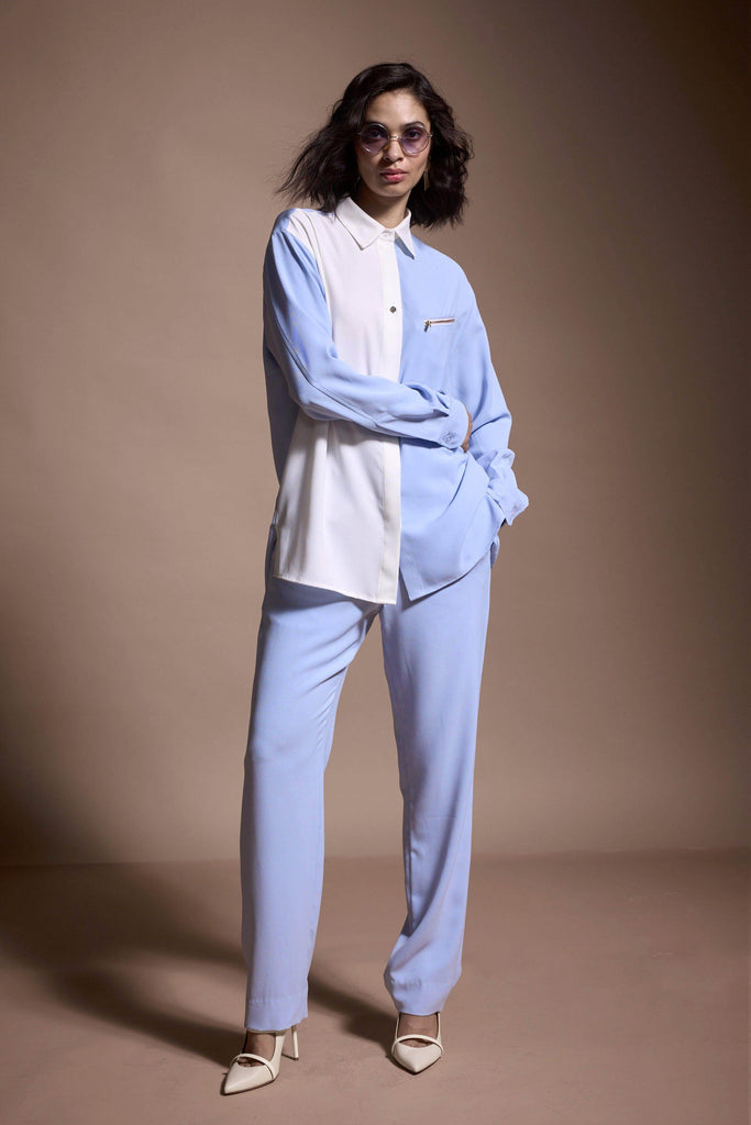 PASTEL BLUE PANT - dash and dot dash and dot