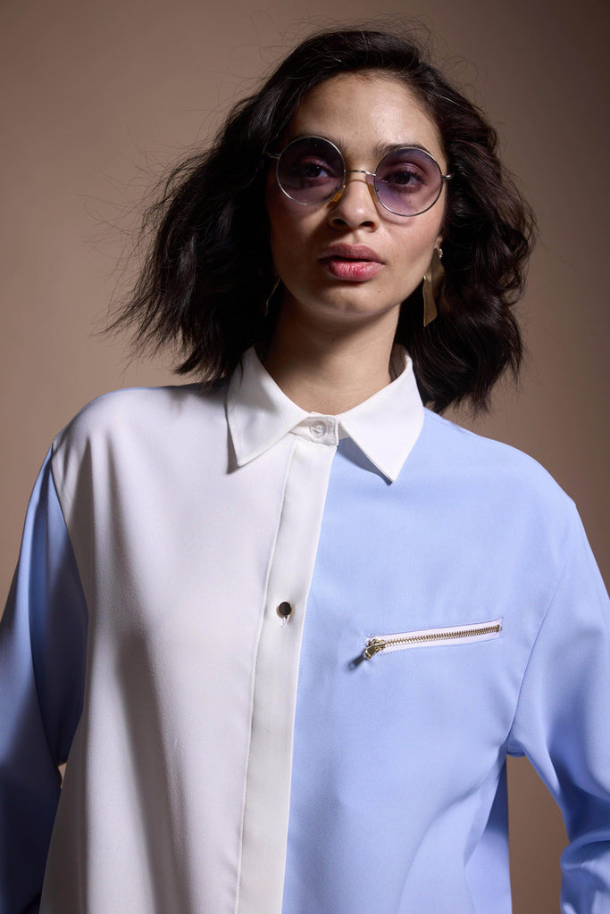 PASTEL BLUE PANT - dash and dot dash and dot