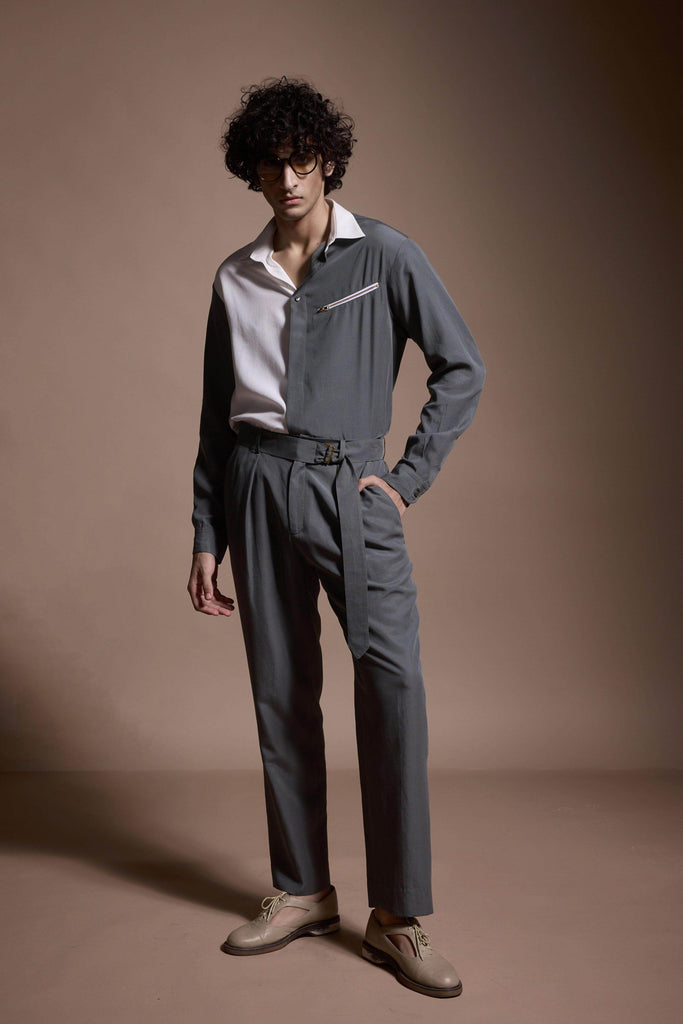 COLOUR BLOCKED SHIRT - dash and dot dash and dot