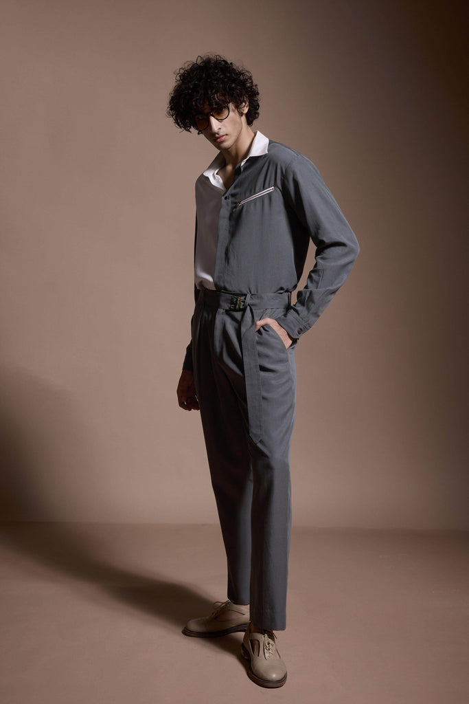 GREY/WHITE BLOCKED SET - dash and dot dash and dot