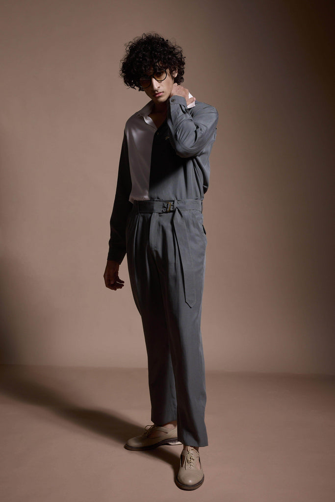 GREY/WHITE BLOCKED SET - dash and dot dash and dot