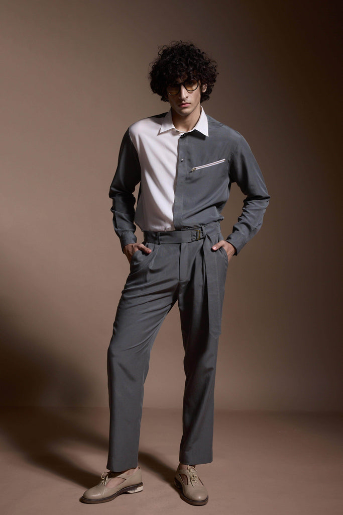 COLOUR BLOCKED SHIRT - dash and dot dash and dot