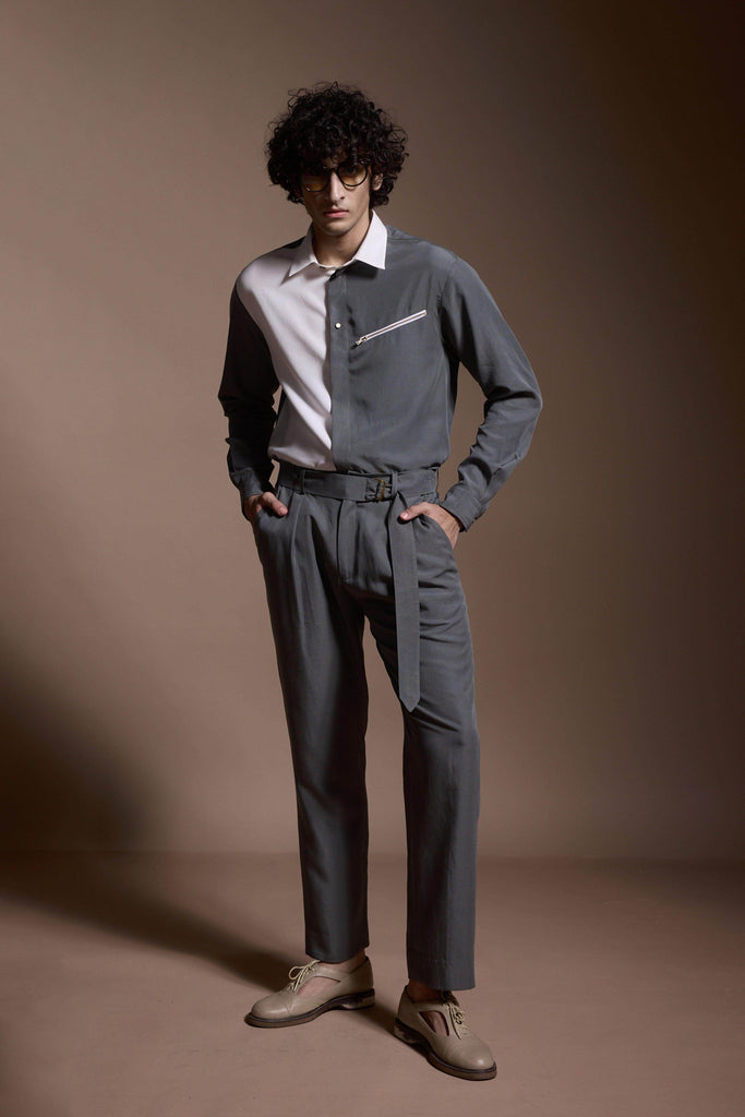 COLOUR BLOCKED SHIRT - dash and dot dash and dot