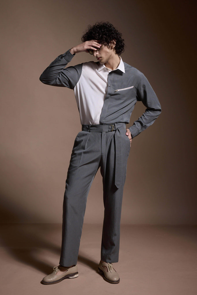 COLOUR BLOCKED SHIRT - dash and dot dash and dot