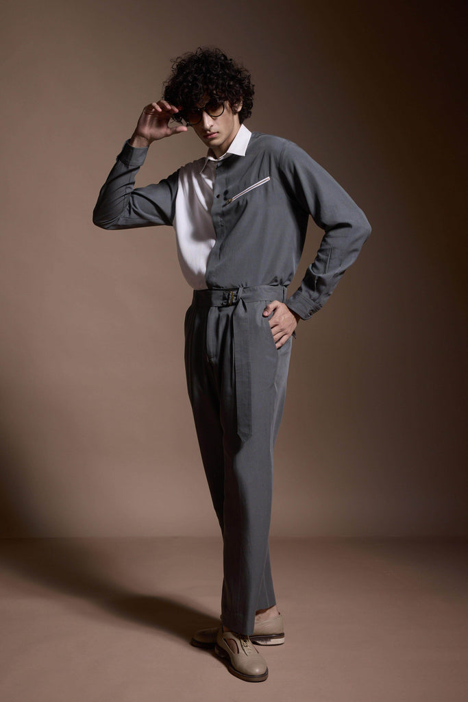 COLOUR BLOCKED SHIRT - dash and dot dash and dot