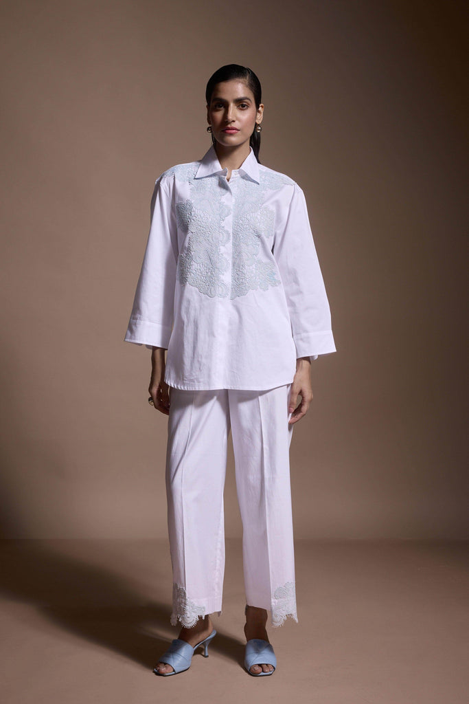 LACE HEM PANT - dash and dot dash and dot