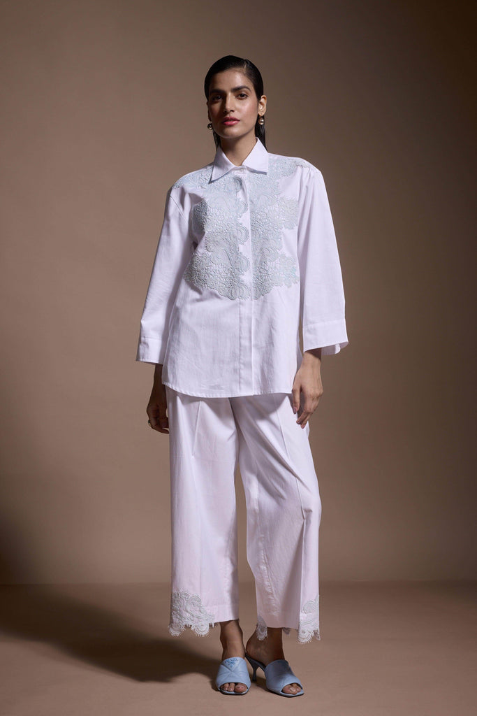 LACE HEM PANT - dash and dot dash and dot