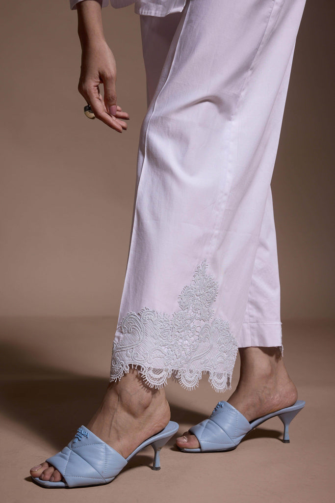 LACE HEM PANT - dash and dot dash and dot