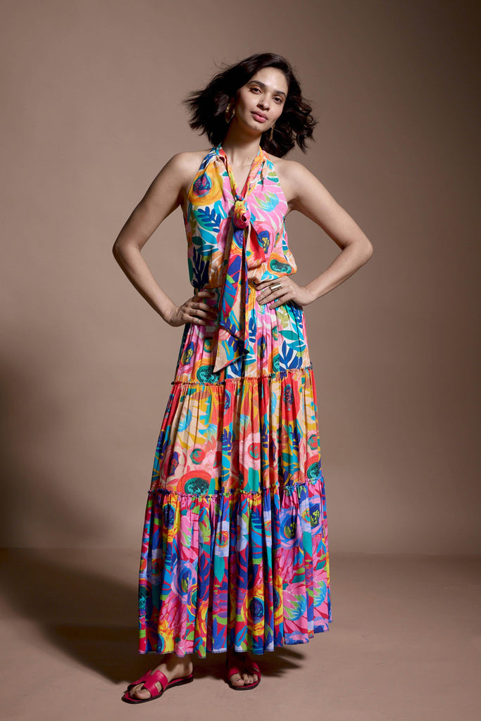 SLEEVELESS FLORAL TOP - dash and dot dash and dot