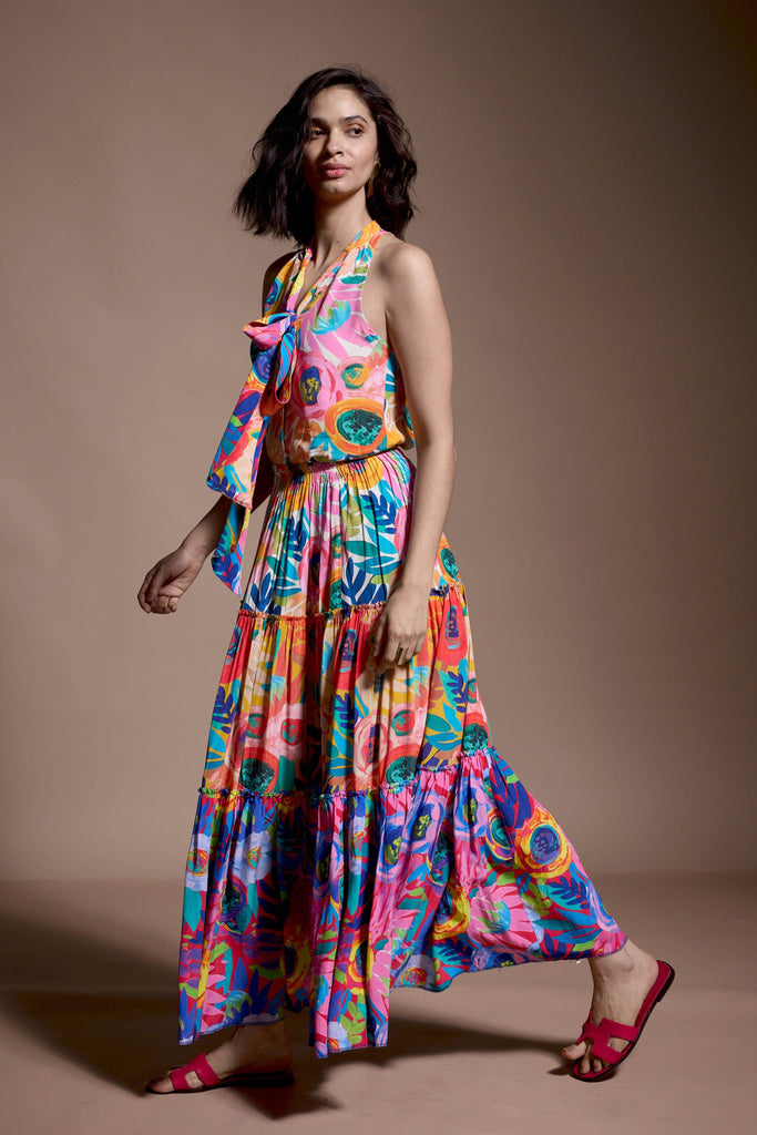 SLEEVELESS FLORAL TOP - dash and dot dash and dot