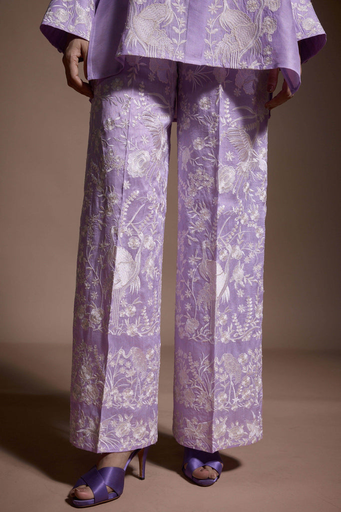 LAVENDER EMBROIDERED SET - dash and dot dash and dot