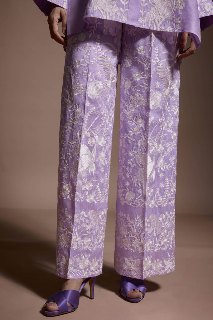 LAVENDER EMBROIDERED SET - dash and dot dash and dot