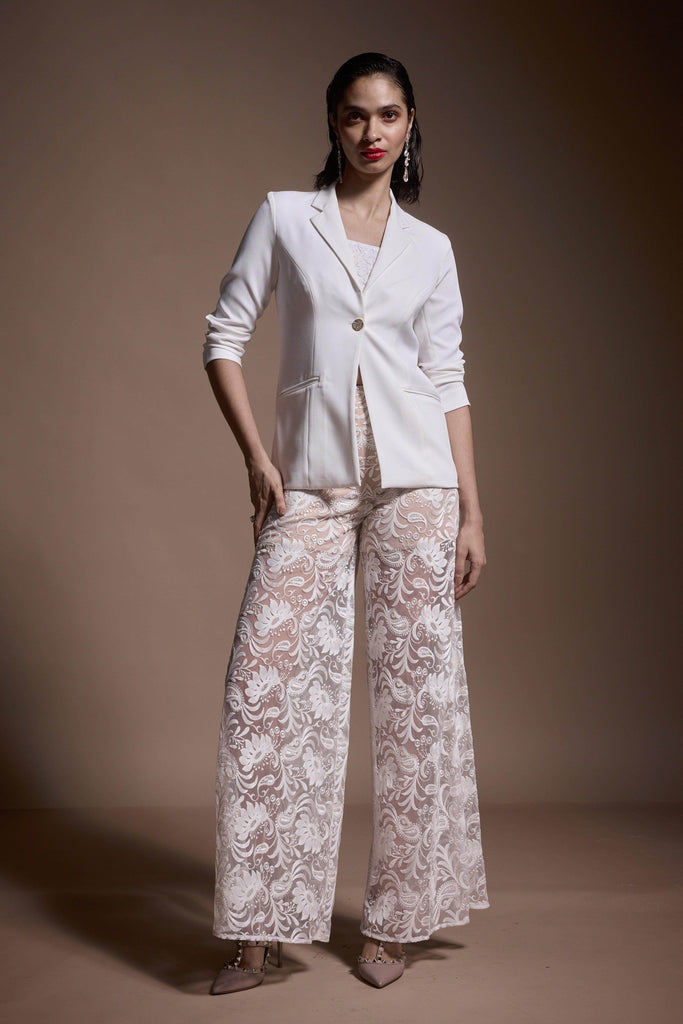 IVORY BLAZER - dash and dot dash and dot