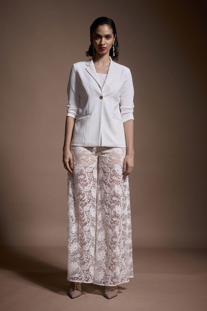 IVORY BLAZER - dash and dot dash and dot