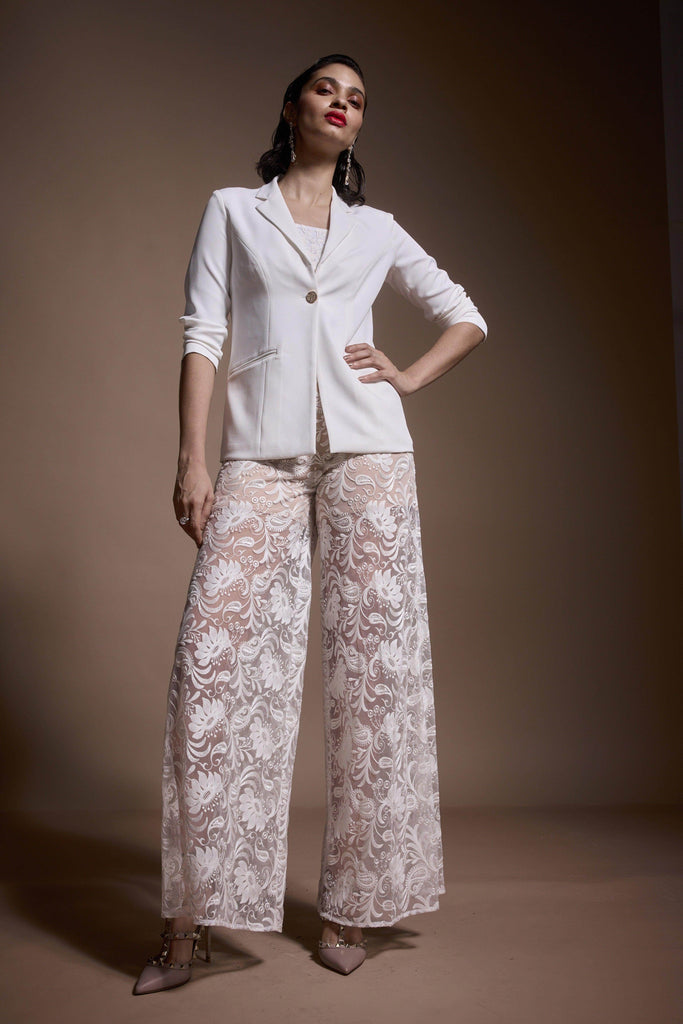 IVORY BLAZER - dash and dot dash and dot