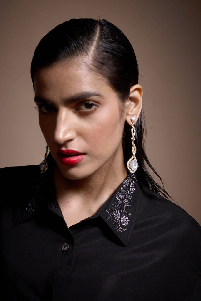 METALLIC EMBROIDERED SET - dash and dot dash and dot