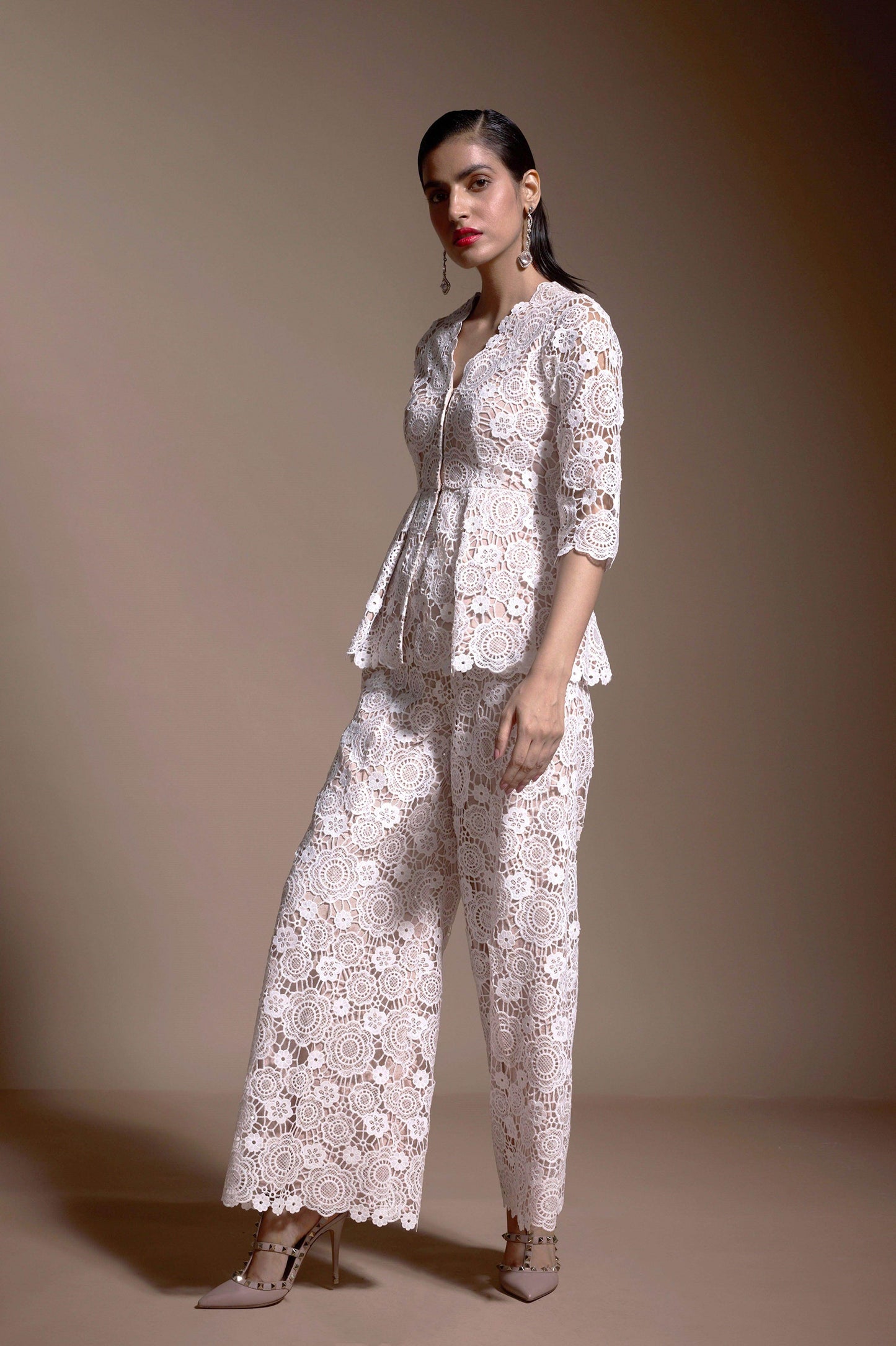 SEQUIN LACE PANT - dash and dot