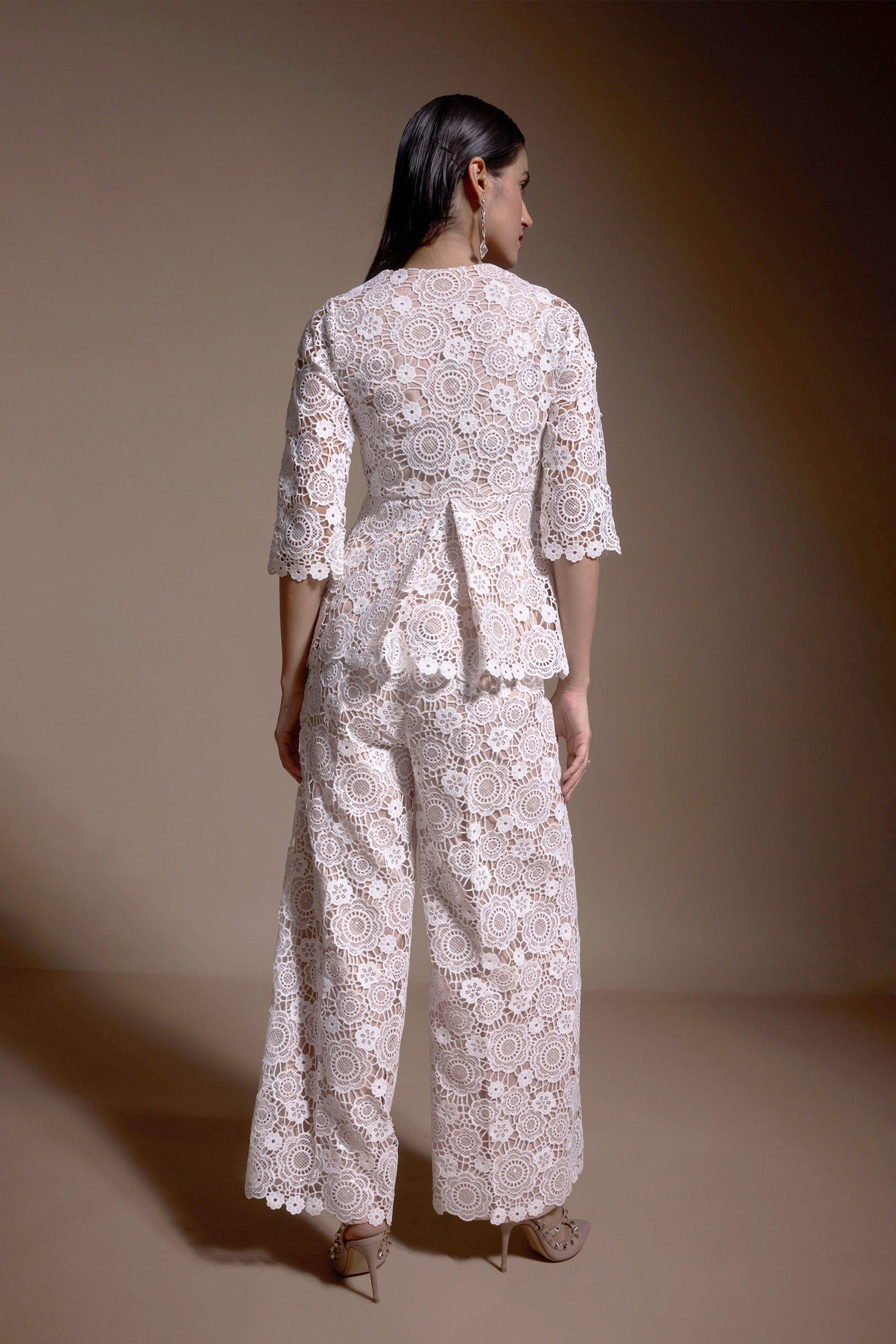 SEQUIN LACE PANT - dash and dot