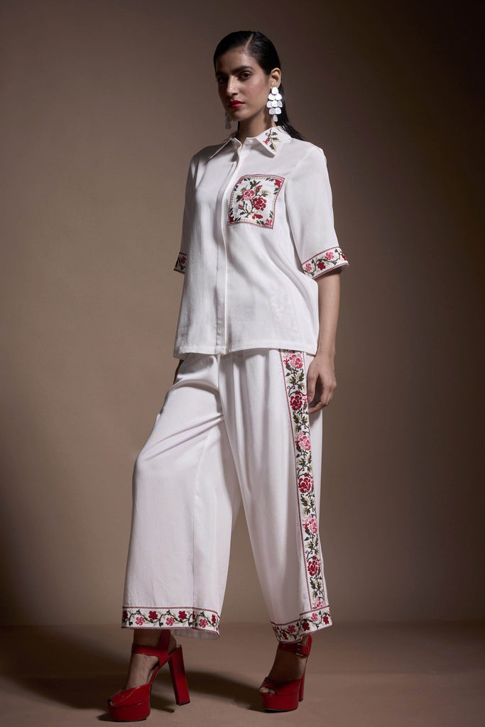 CROSS STITCH SHIRT - dash and dot dash and dot