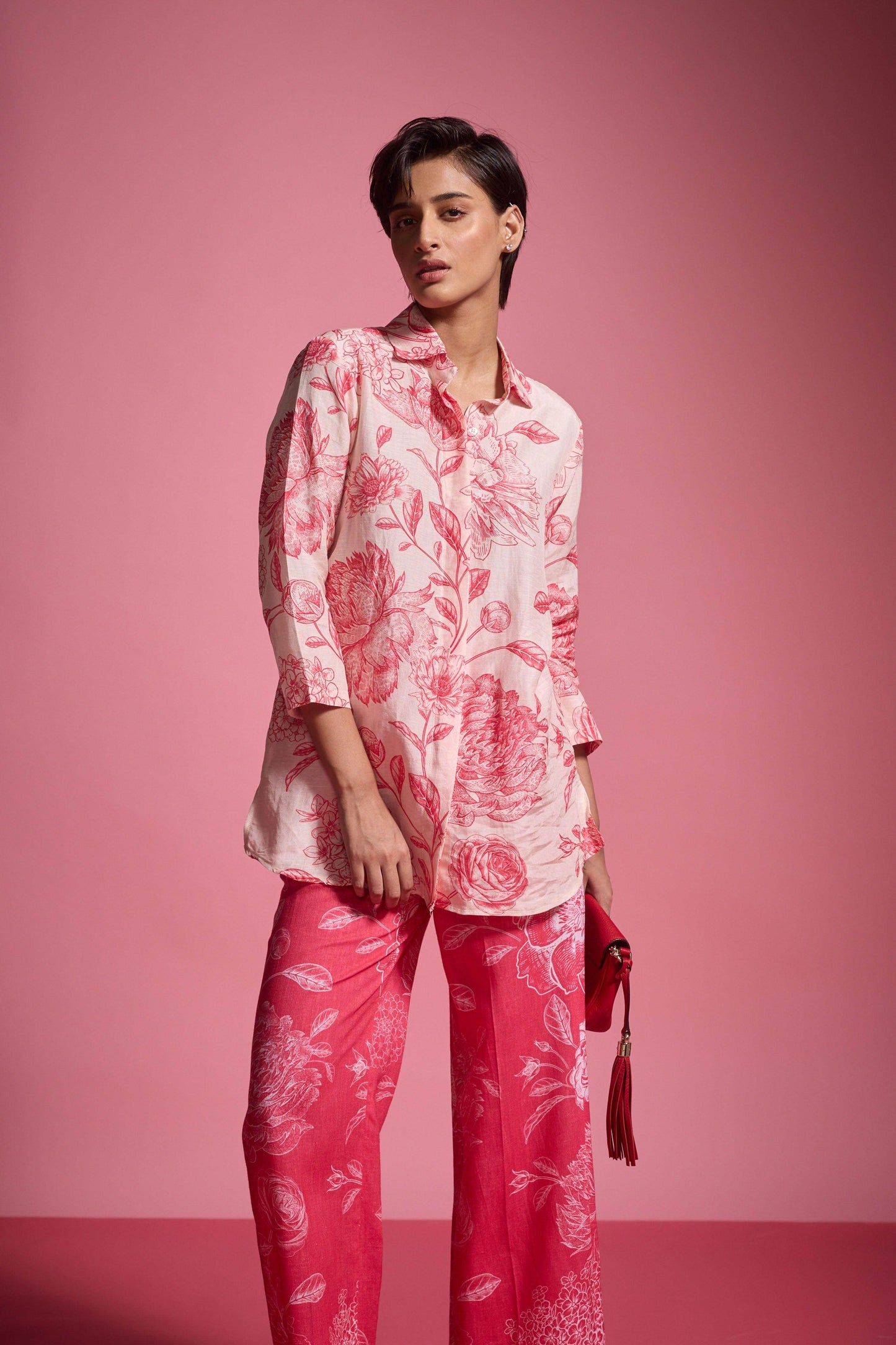 FLORAL PRINT PANT - dash and dot