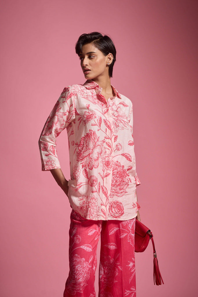 FLORAL BLOCKED SET - dash and dot dash and dot