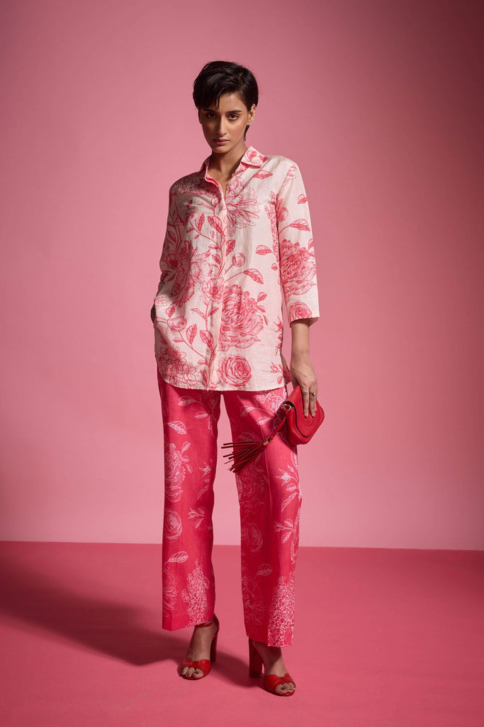 FLORAL PRINT PANT - dash and dot dash and dot