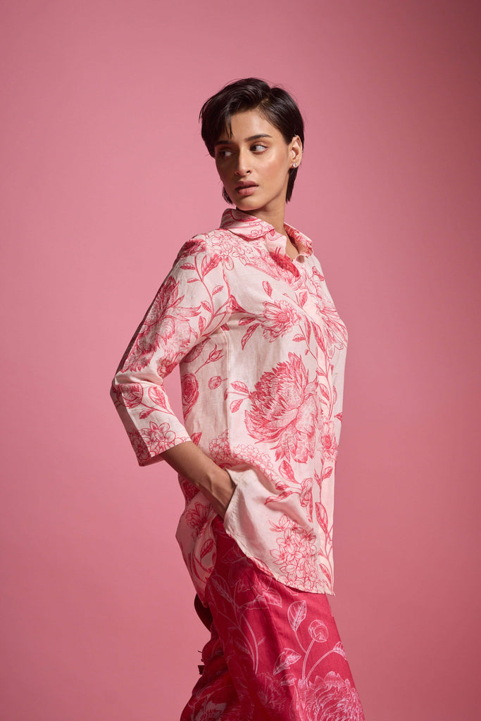 FLORAL BLOCKED SET - dash and dot dash and dot