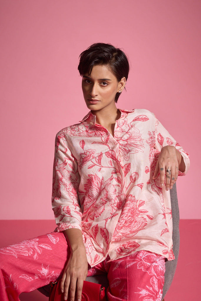 FLORAL PRINT PANT - dash and dot dash and dot