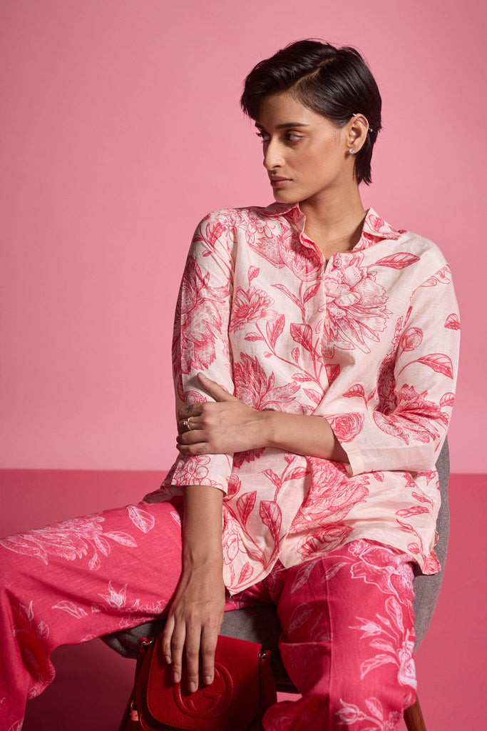 FLORAL BLOCKED SET - dash and dot dash and dot