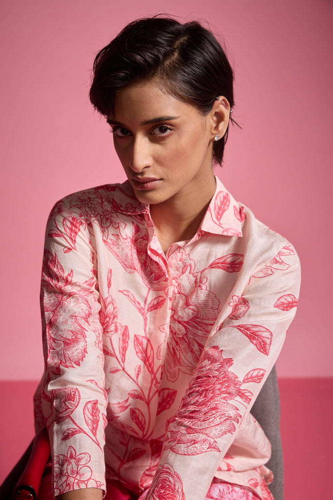 FLORAL BLOCKED SET - dash and dot dash and dot