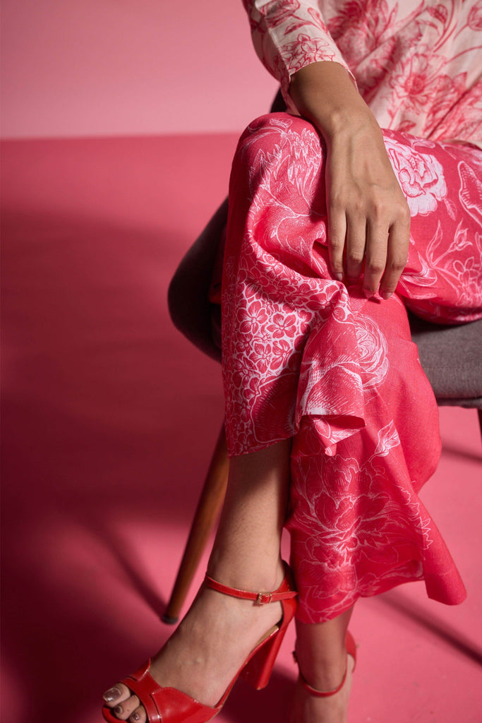 FLORAL PRINT PANT - dash and dot dash and dot