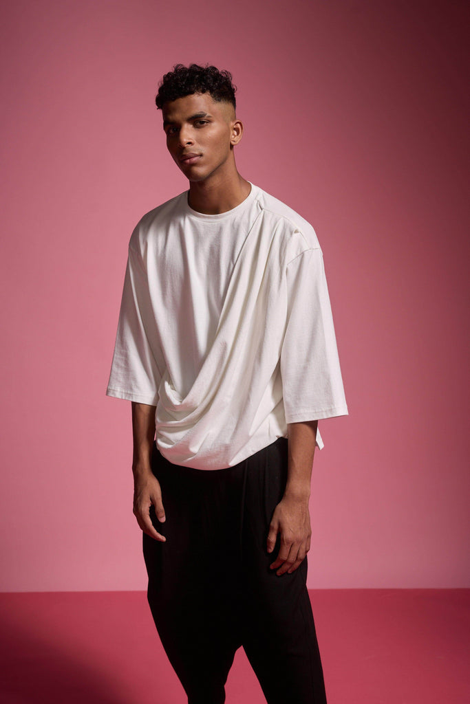 FRONT PLEATED PANT - dash and dot dash and dot