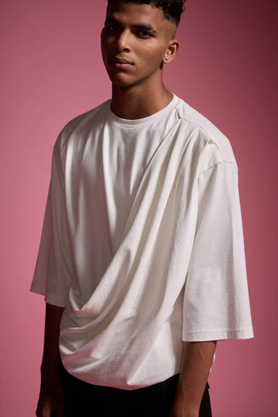 DRAPED TEE - dash and dot