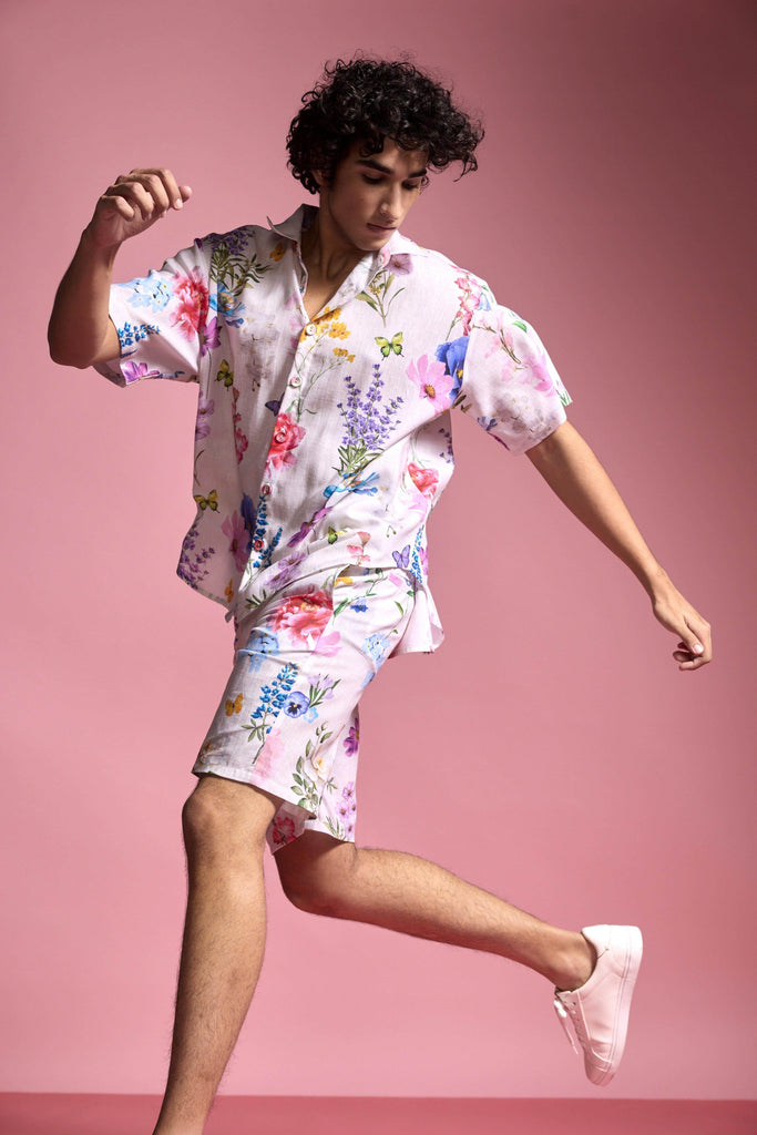 FLORAL SHORTS SET - dash and dot dash and dot