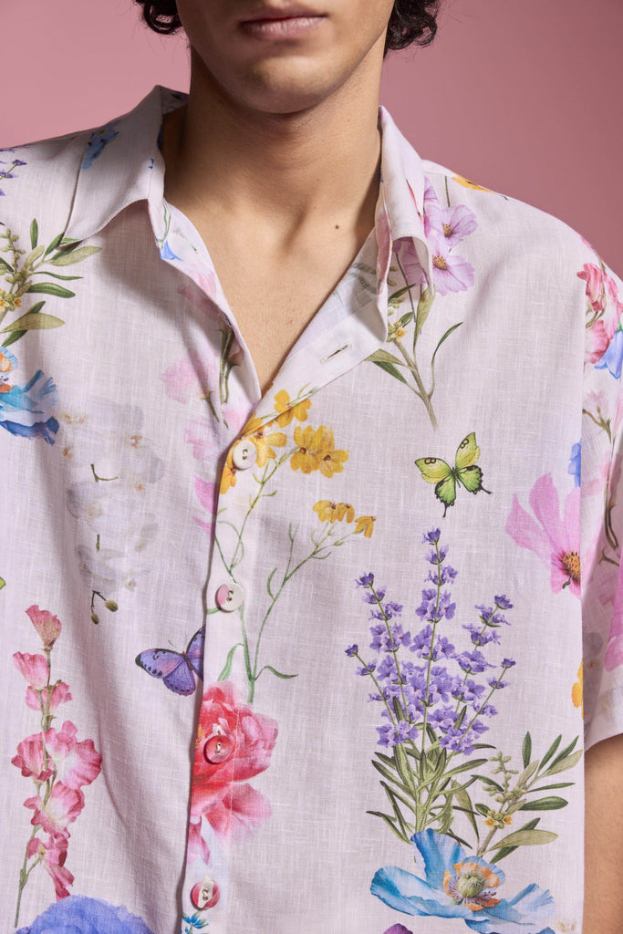 FLORAL SHIRT - dash and dot dash and dot