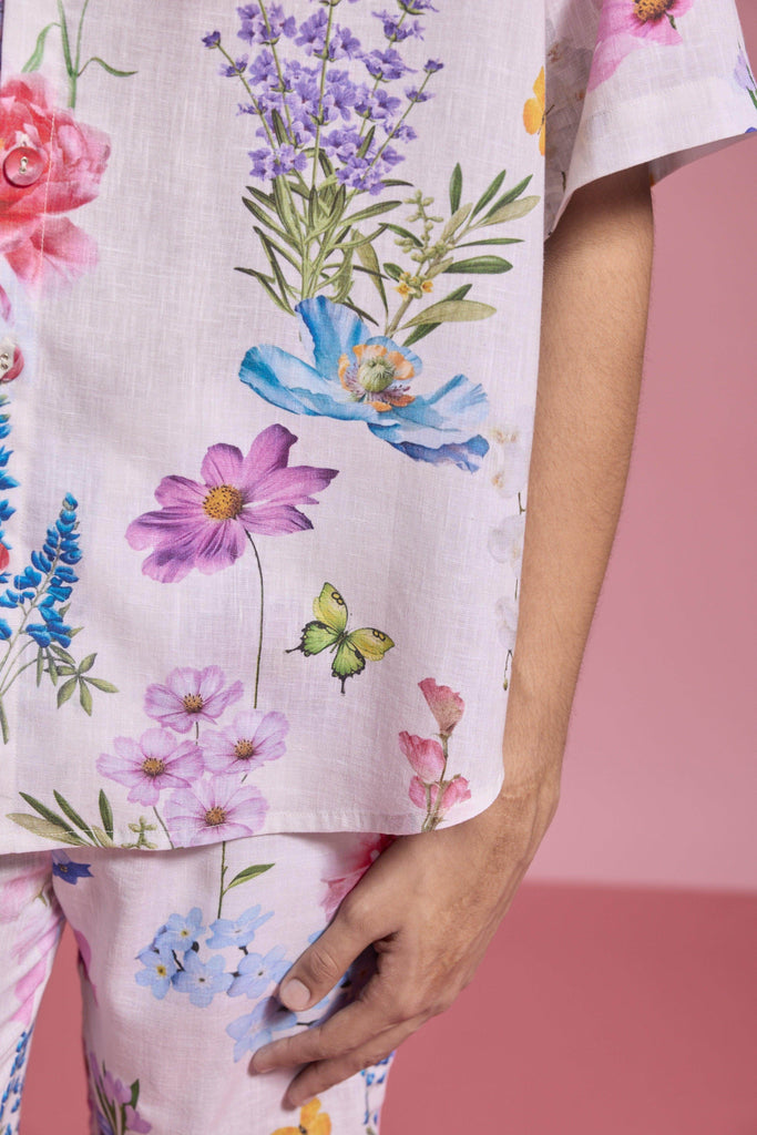 FLORAL SHIRT - dash and dot dash and dot