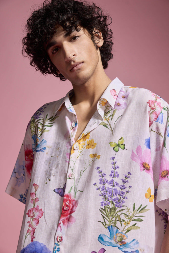 FLORAL SHIRT - dash and dot dash and dot