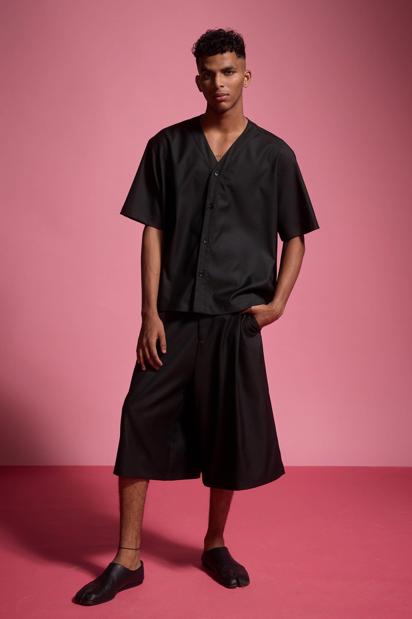 Y-PLEAT SET - dash and dot