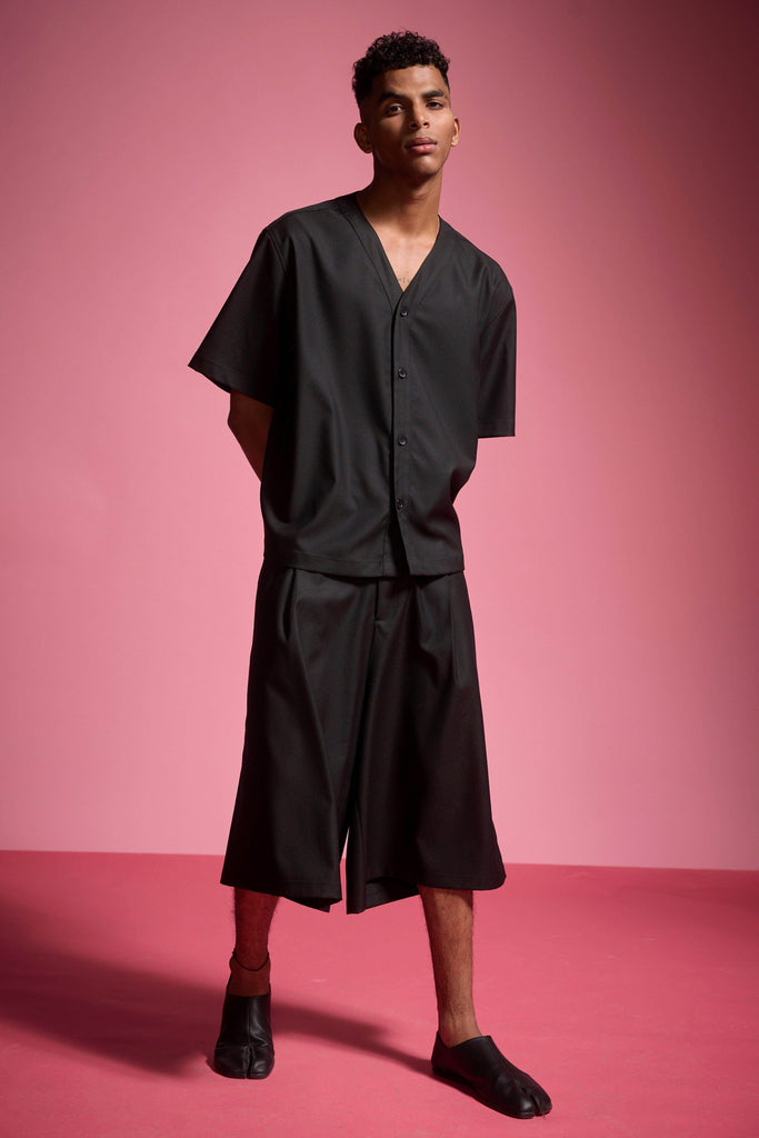 Y-PLEAT SET - dash and dot dash and dot