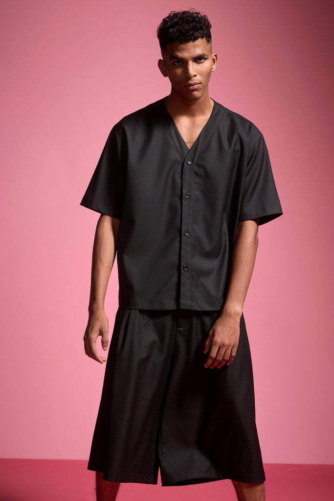 Y-PLEAT SET - dash and dot dash and dot