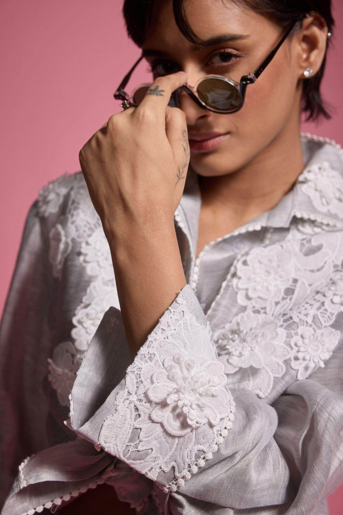 3D LACE SKIRT SET - dash and dot dash and dot