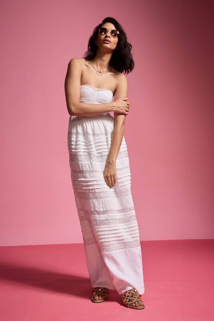 EMBROIDERED TUBE DRESS - dash and dot dash and dot