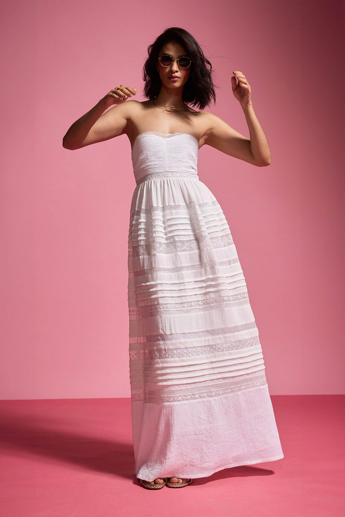 EMBROIDERED TUBE DRESS - dash and dot dash and dot