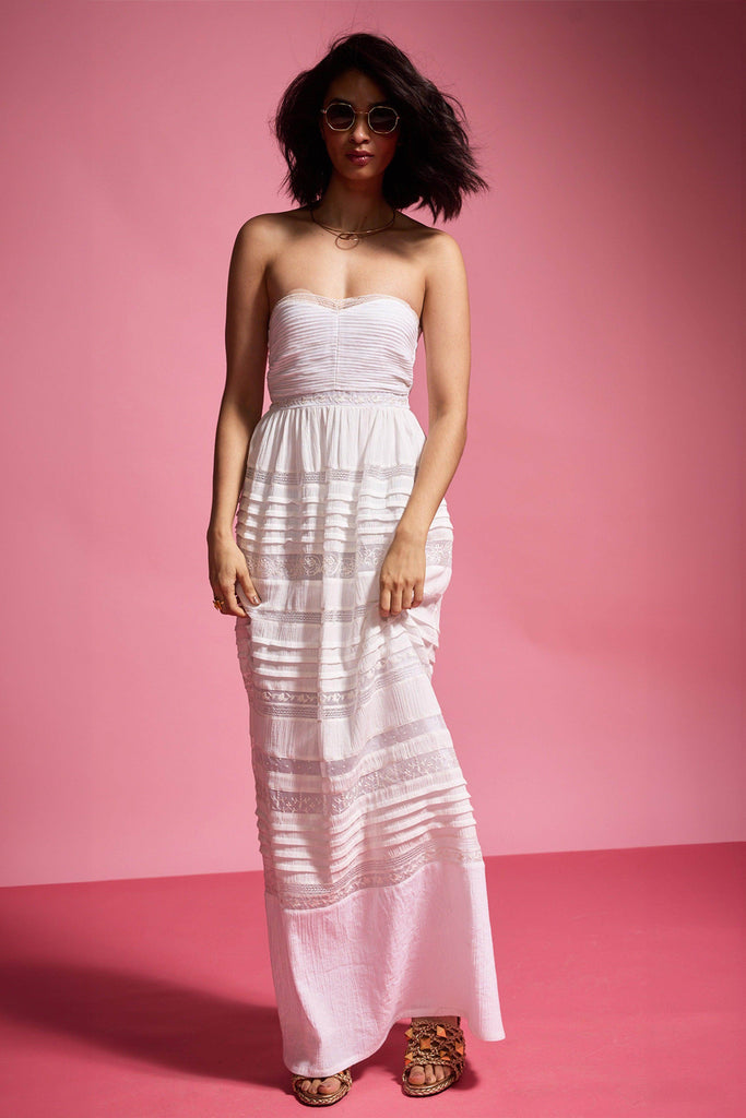 EMBROIDERED TUBE DRESS - dash and dot dash and dot