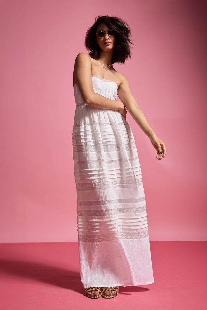 EMBROIDERED TUBE DRESS - dash and dot dash and dot