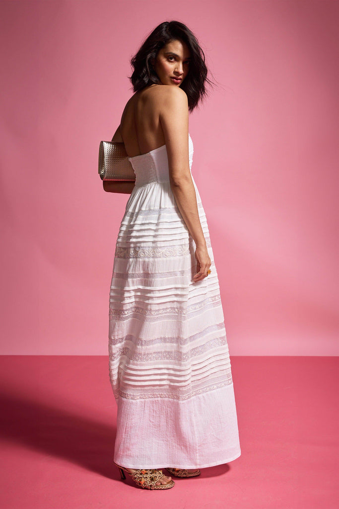 EMBROIDERED TUBE DRESS - dash and dot dash and dot