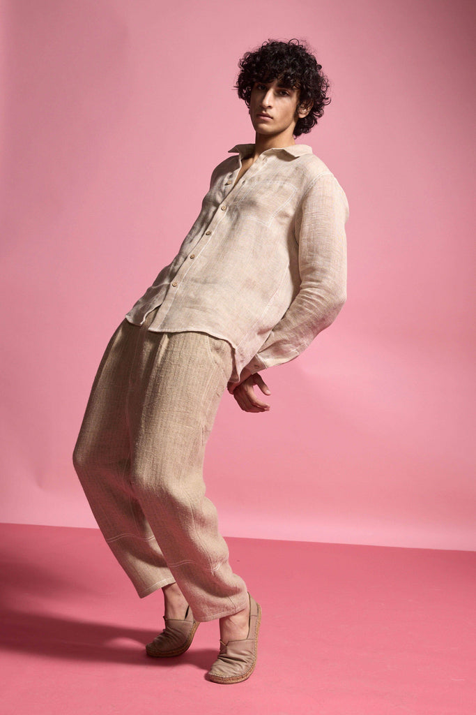 JUTE LINEN PANT - dash and dot dash and dot